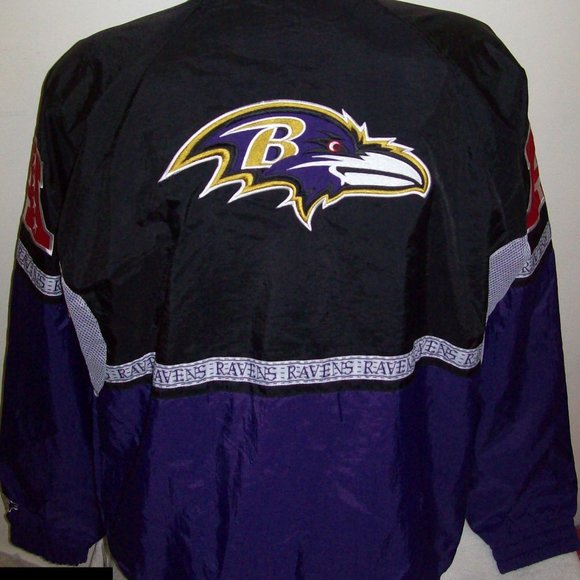 BALTIMORE RAVENS NFL Starter Nylon Safari Jacket 2X - Picture 10 of 16